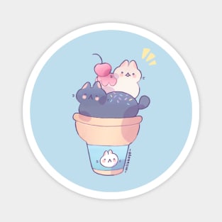 Ice cream cats Magnet